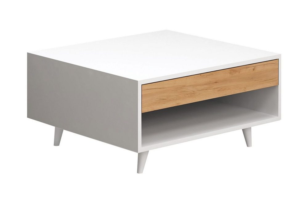 Mod Design Soffbord 80 cm med Förvaring Låda + Hylla