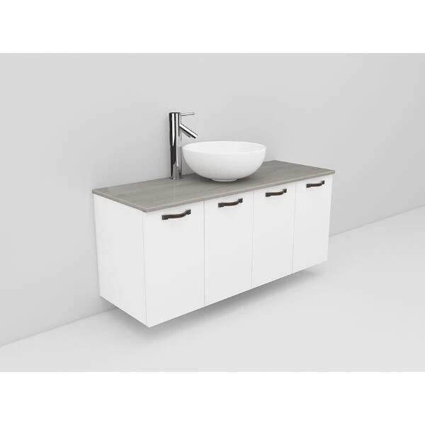 Badrumsmöbel Flexline Modell 125 120cm, Vit, Slät | Stuvbutiken - Bild 2