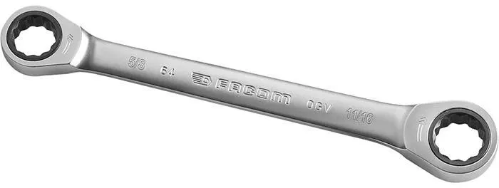 Facom 64.3/8X7/16 Ringnyckel med spärr 3/8"x7/16"