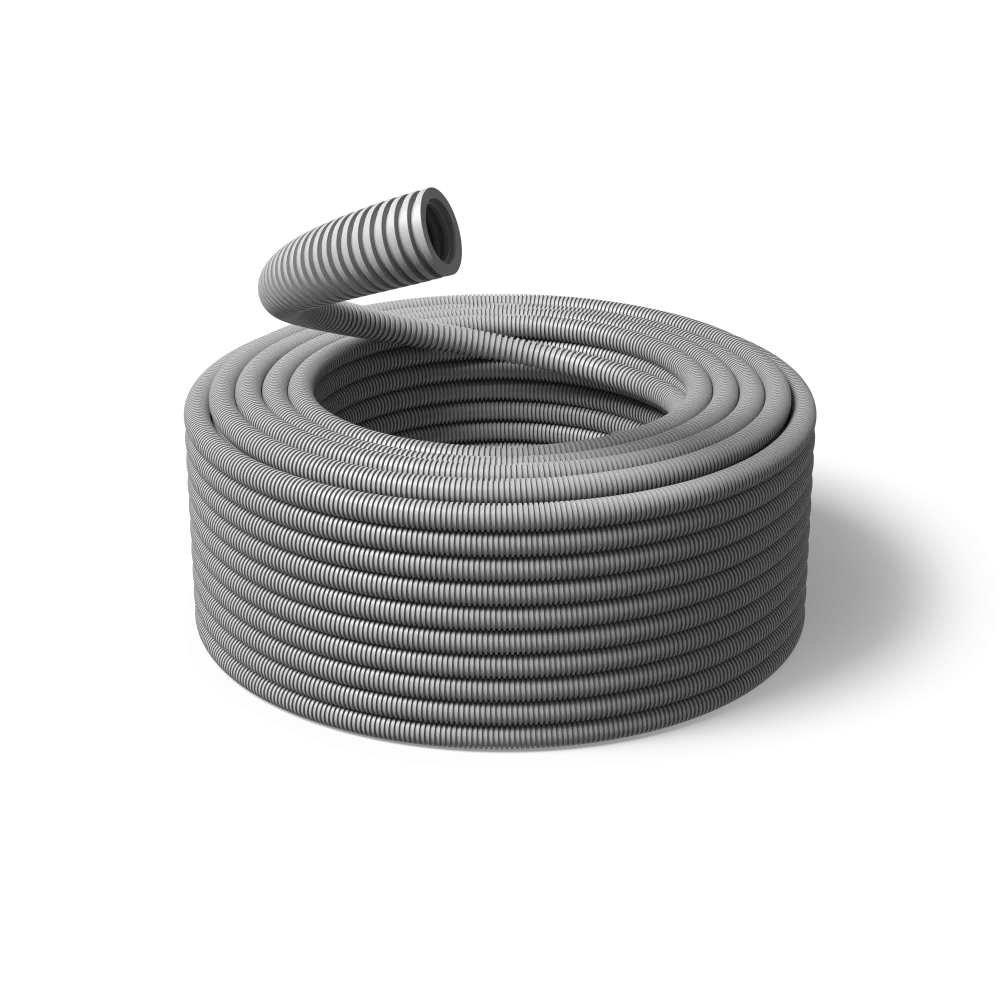 PM FLEX EasyFlow Flexrör med dragtråd, halogenfri, flexibel 25 m, 40 mm