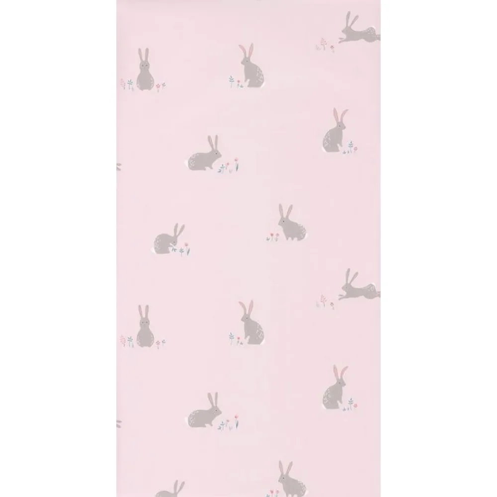 Happy Dreams Bunny Corail/rose Hpdm82744111 Tapet | Stuvbutiken - Bild 2
