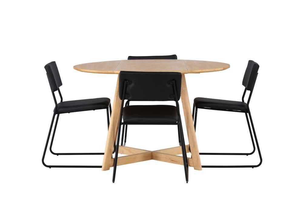 Kenth Matgrupp 120 cm Rund med 4 Kenth Stolar