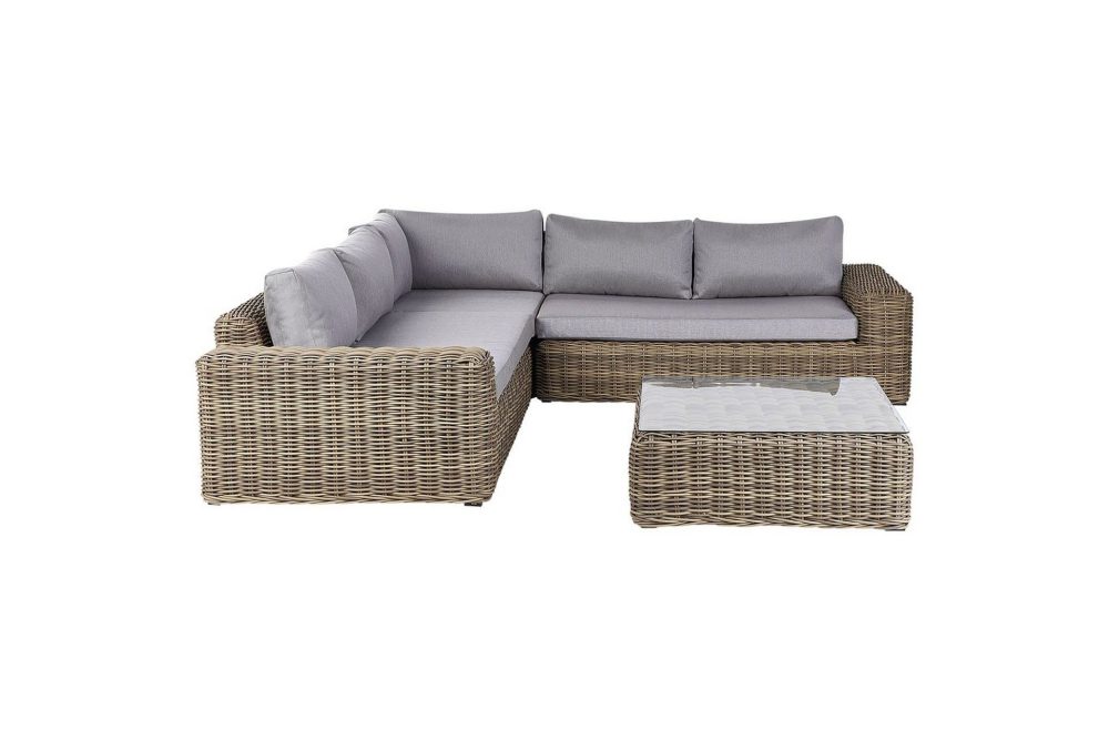 Loungegrupp Palermo Brun/grå