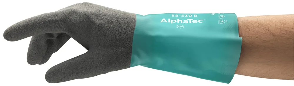 Ansell AlphaTec 58-535 B Handske Kemskydd, Nitril, med akrylfoder 8