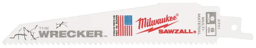 Milwaukee WRECKER Tigersågblad 7/11T, 5-pack 300 mm