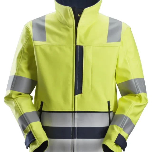 Snickers Workwear 1260 ProtecWork Softshelljacka varsel, gul M