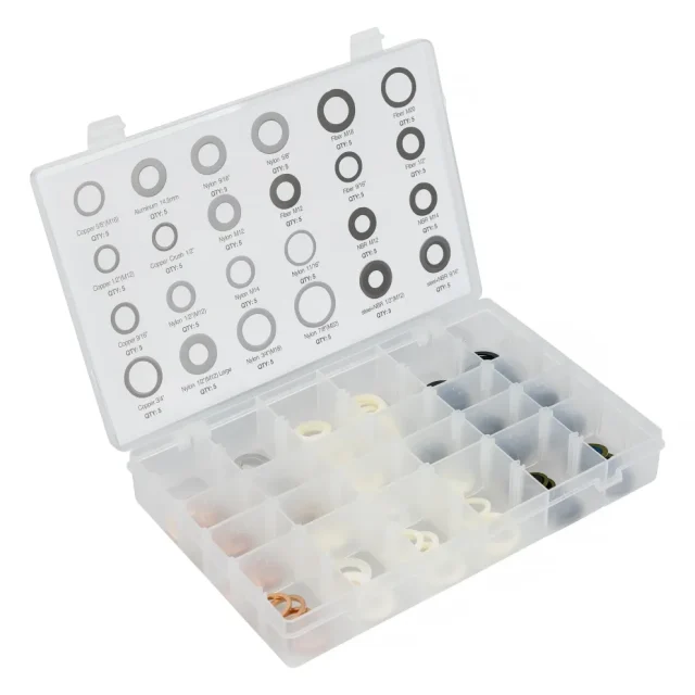 PELA 508705 Oljepluggspackning sats, 120 delar