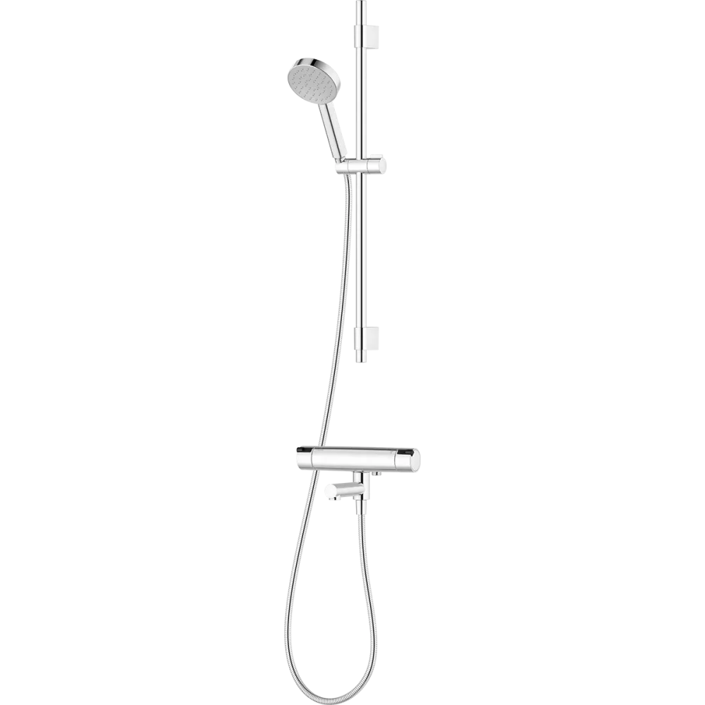 Mora MMIX II 334040 Duschset med badkarsblandare, 40 c/c, krom Inlopp ner