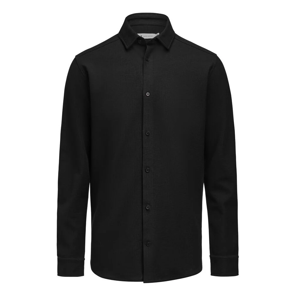 James Harvest Hicksville 2113043 Skjorta svart 3XL