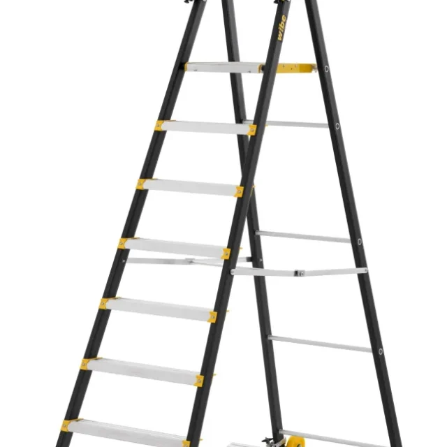 W.steps 200P W 200P-8 SF2 Trappstege med stegfot, 1950 mm