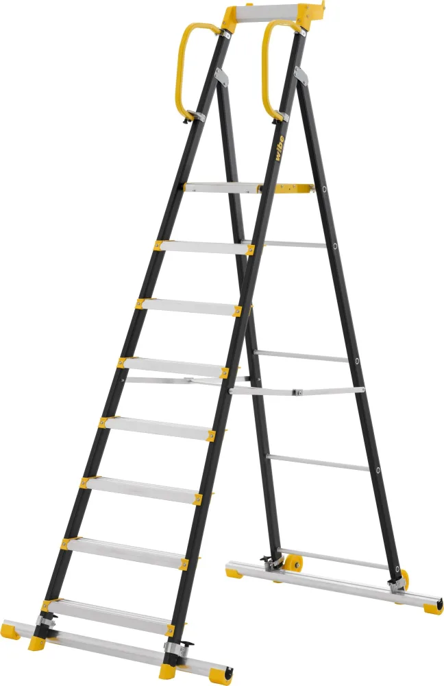 W.steps 200P W 200P-8 SF2 Trappstege med stegfot, 1950 mm