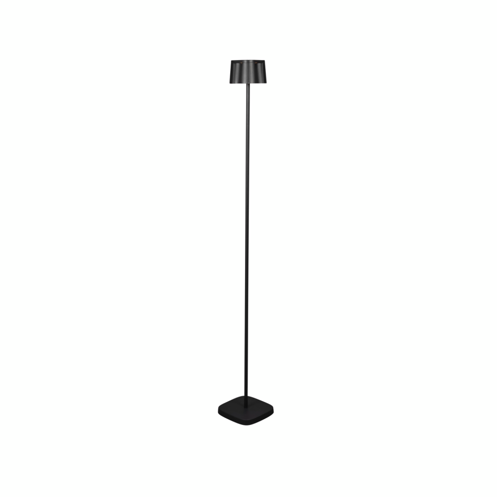 NICE KONSTSMIDE GOLVLAMPA USB SVART