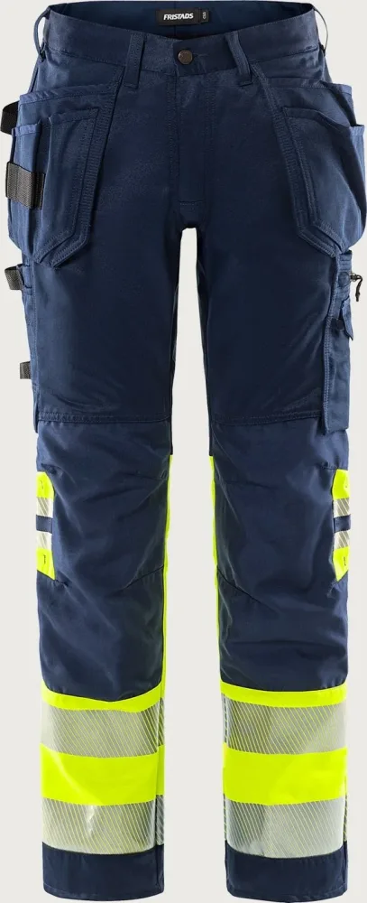 Fristads FR 2706 PLU Arbetsbyxa varsel, svart Varsel, Svart