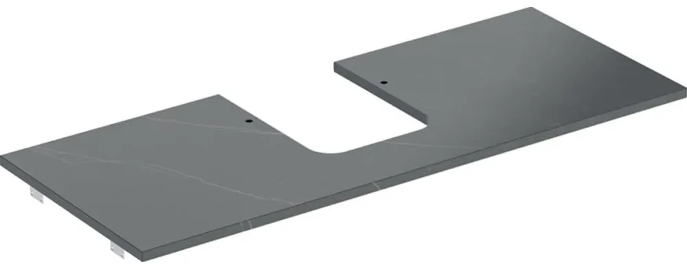 Geberit ONE 505.105.00.2 Bänkskiva stengods Svart - Bild 2