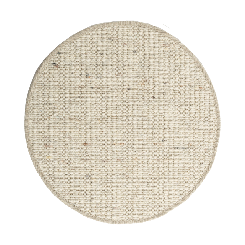Greenland Swift round matta, Natural white nr. 11, Ø170 cm