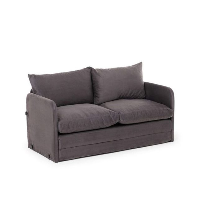 2-sits bäddsoffa Rubby (148 x 70 x 66 cm) Grå