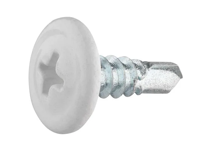 Grabber 166007 Montageskruv 4,2 x 13 VIT BORRSPETS 100-pack