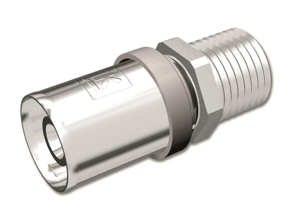 LK Systems PressPex 1878435 Koppling rak, utv. gänga 50 x 50 mm, G50