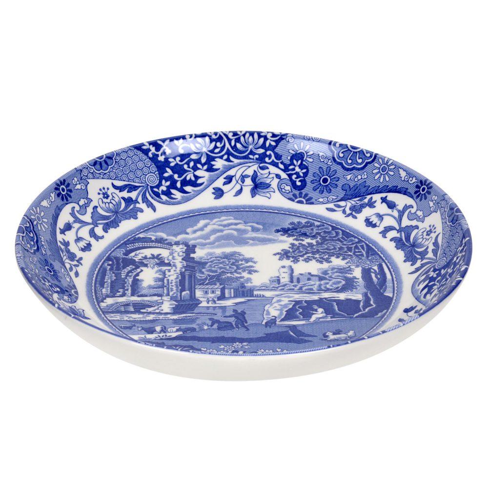 Blue Italian pastaskål, Ø 23 cm
