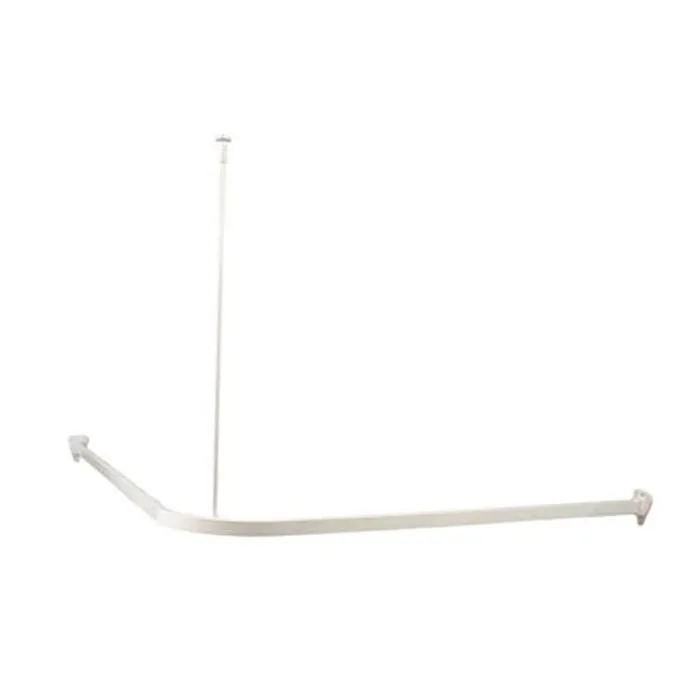 Arrow Safir Duschdraperistång silver, 900 x 900 mm, med takfäste