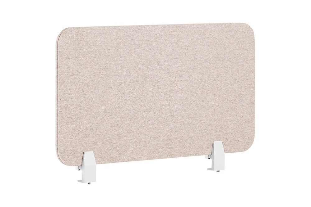 Skiljevägg för skrivbord Wally Beige, 72x2x40 cm