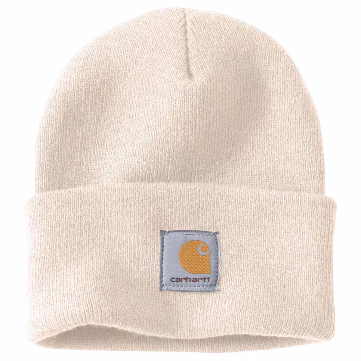 Kjøp Carhartt Ribbestrikket lue, hvit