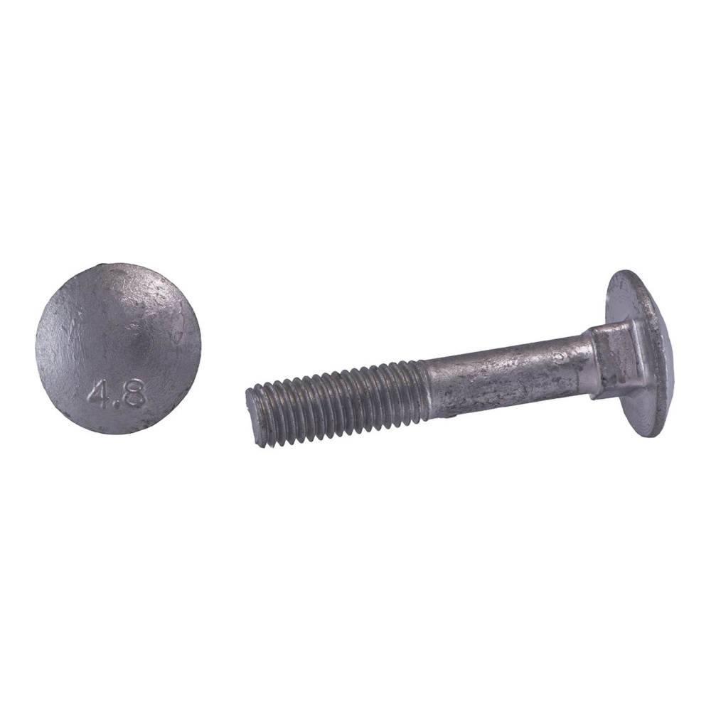 Vagnsbult MVBF 4.8U DIN 603 Kullrig M10x60mm Varmförzinkad 50st Arvid Nilsson