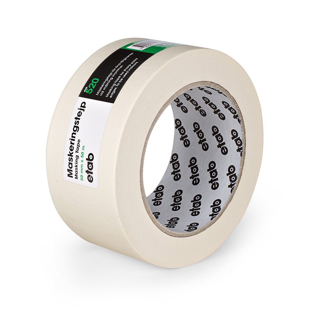 Maskeringstejp 50mm, Vit, etab 9907007