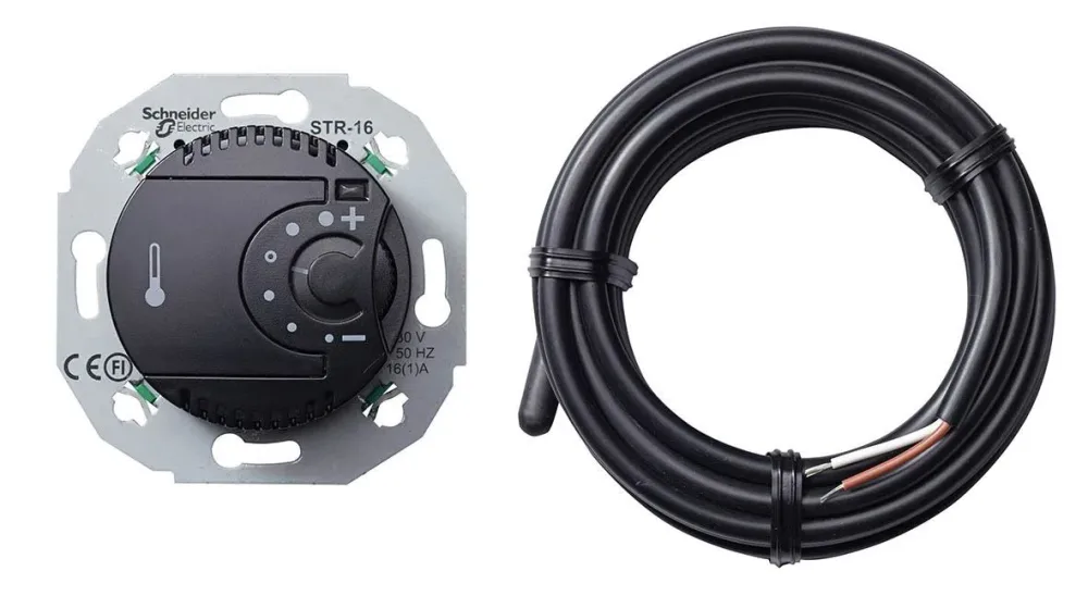 Schneider Electric Renova WDE011623 Golvvärmetermostat 230 V Vit - Bild 2