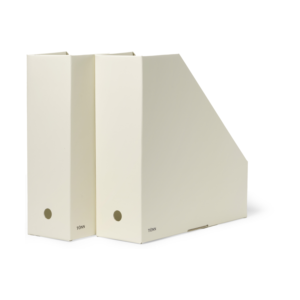 Pia tidsskriftssamlare, Off-white, 10x31x30 cm, 2-pack