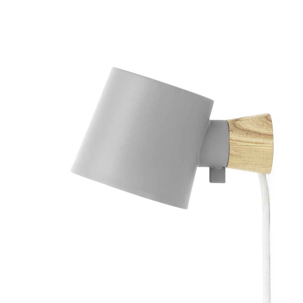 Rise vägglampa, Grå