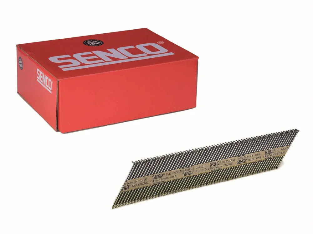 Senco HC59EPB Stavspik 3,1x90 mm, 34°, mejselklippt, 3000-pack Mejselklippt spets