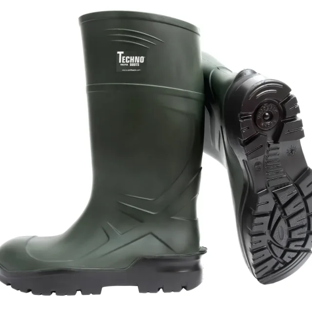 Techno Boots S5 Skyddsstövel grön, PU 47