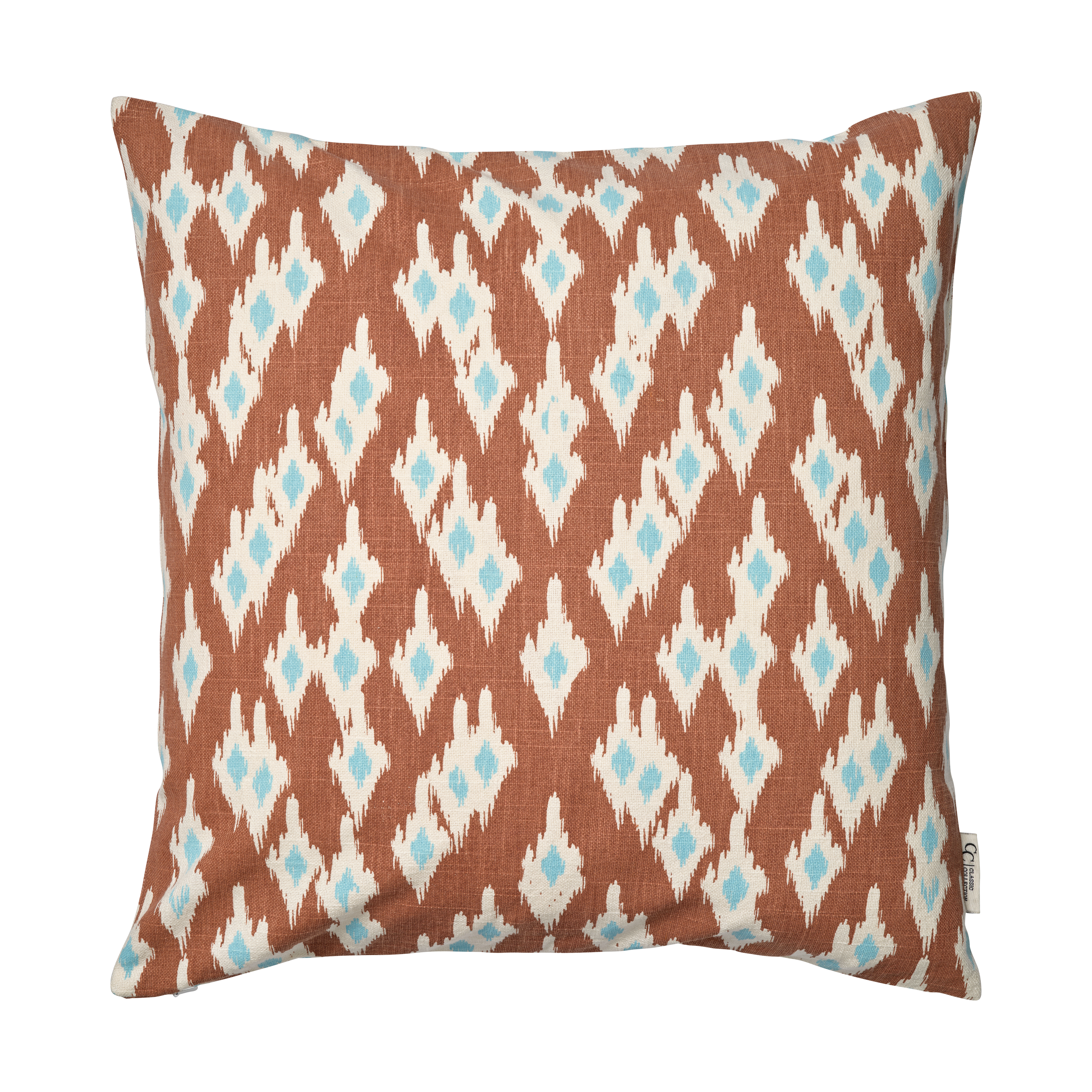 Ikat Diamond kuddfodral 50x50 cm, Mocha