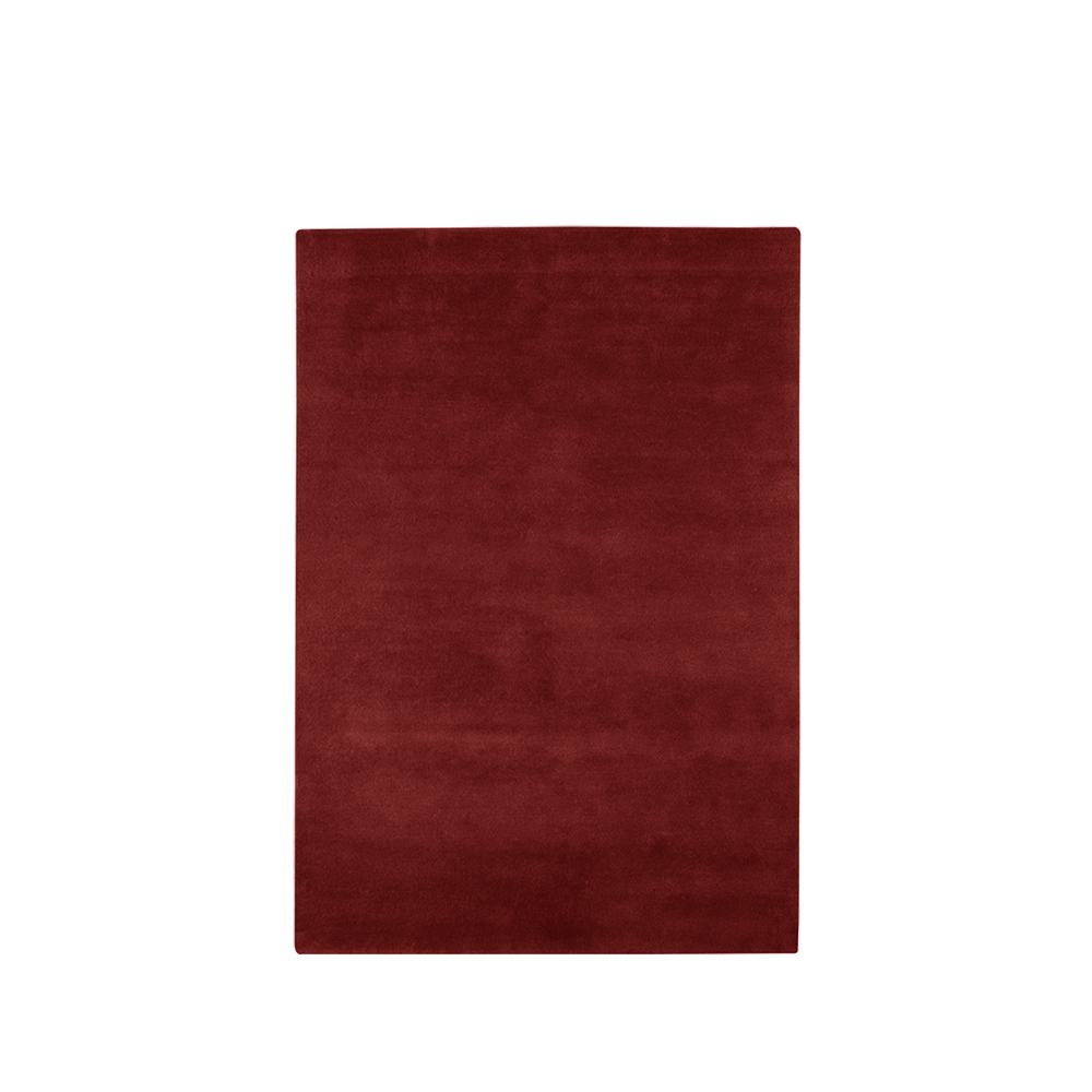Sencillo matta, Dark red, 170x240 cm