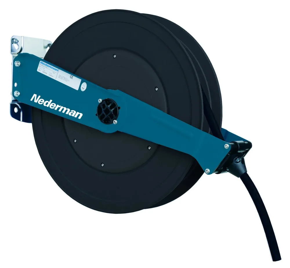 Nederman 30800889 Slangupprullare Ø1/2" x 15 m, luft/vatten