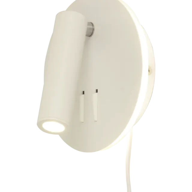 Aneta Lighting Ace 60012-01 Vägglampa 6/3 W LED, vit