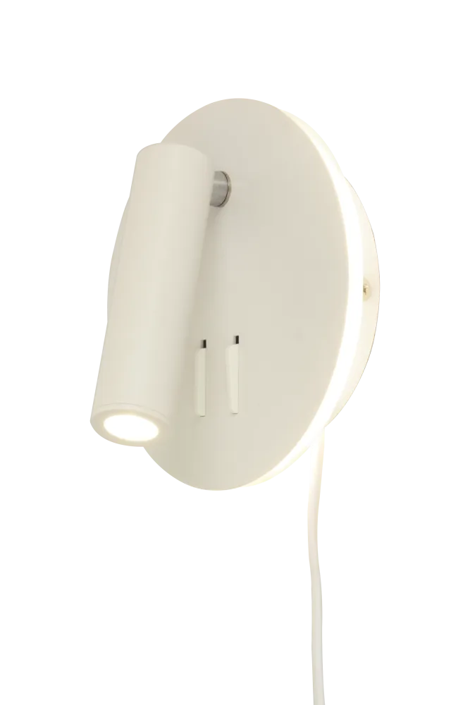 Aneta Lighting Ace 60012-01 Vägglampa 6/3 W LED, vit