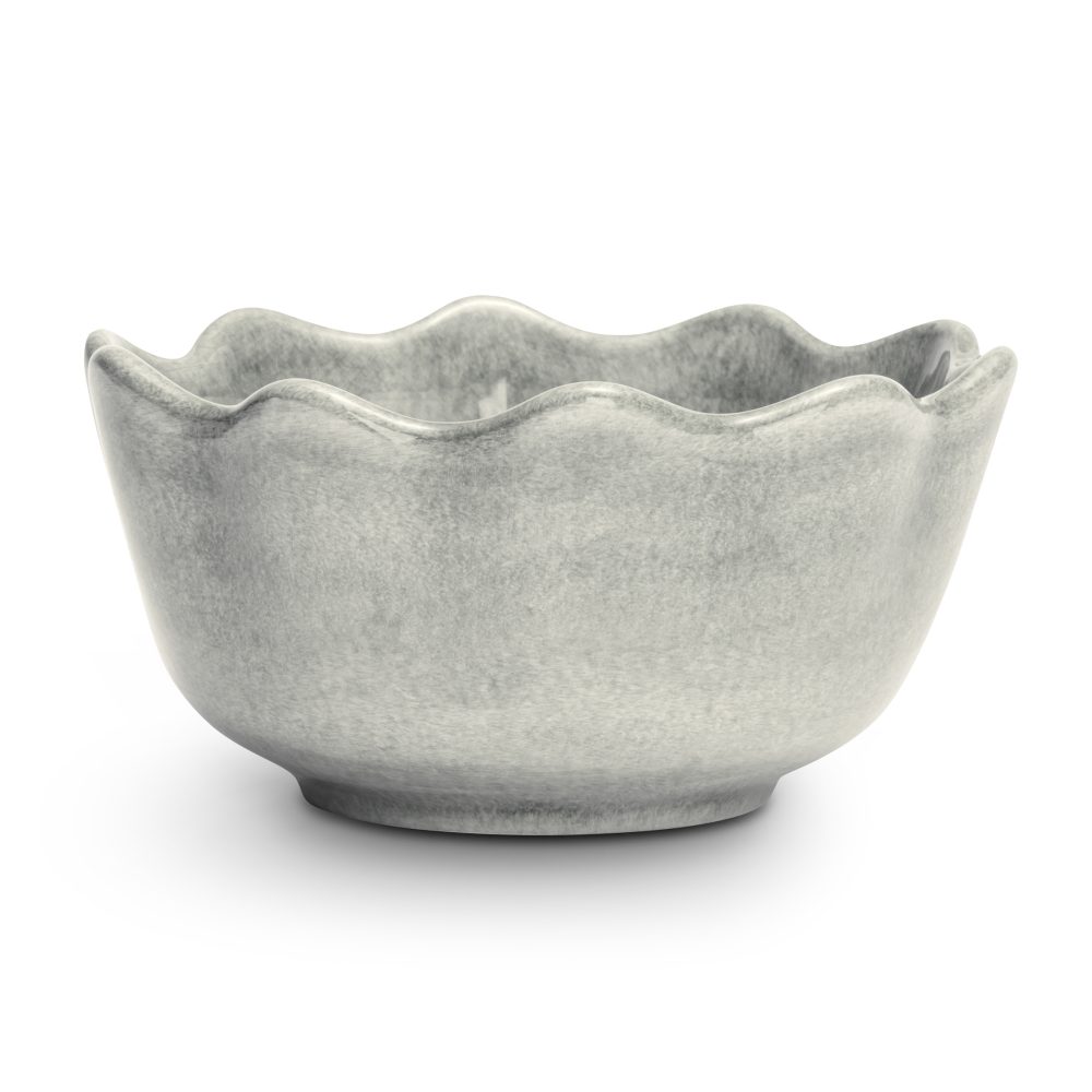 Oyster skål Ø13 cm, Grå