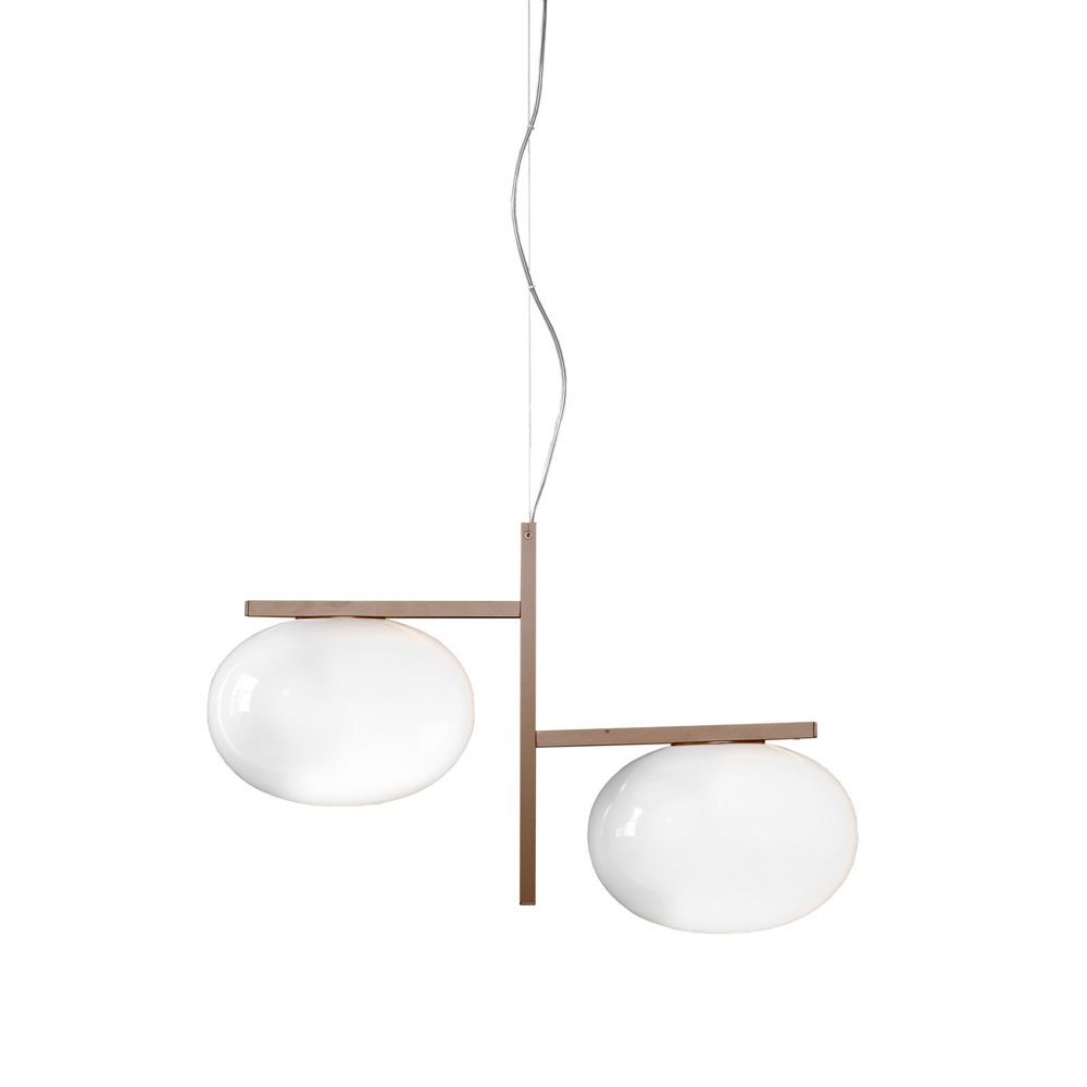 Alba 468 pendel, opal, mässing