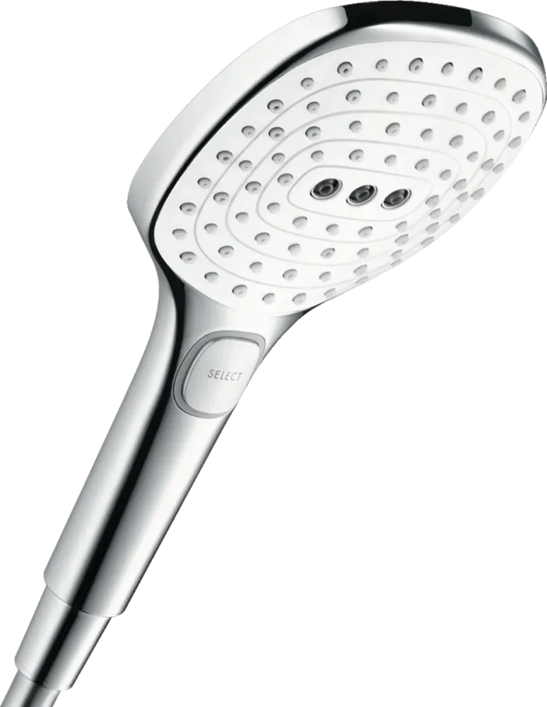 Hansgrohe Raindance Select E Handdusch 120 mm, krom/vit