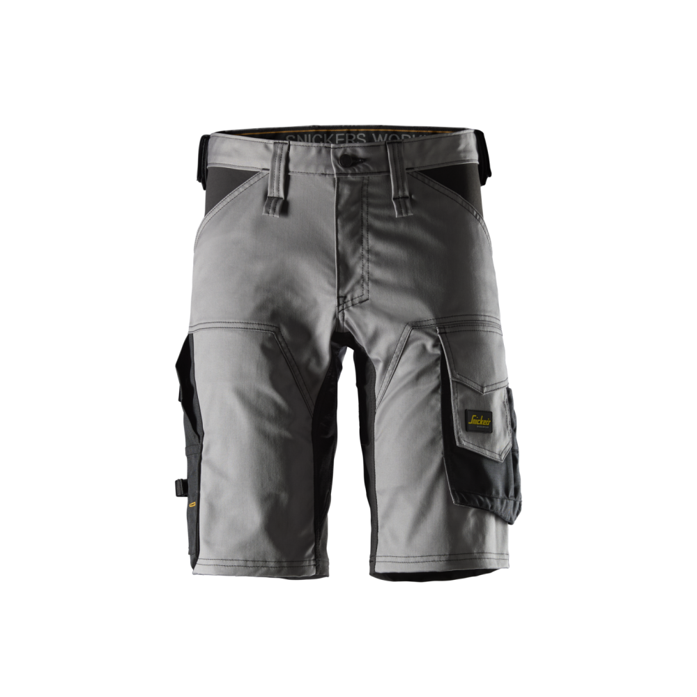 SHORTS STRETCH AW GRÅ/SVART STL 44