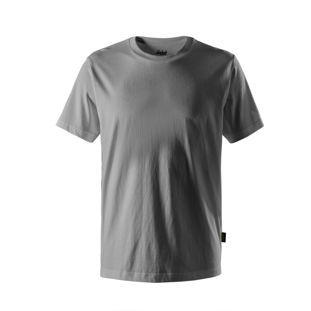 T-SHIRT I BOMULL GRÅ STL L