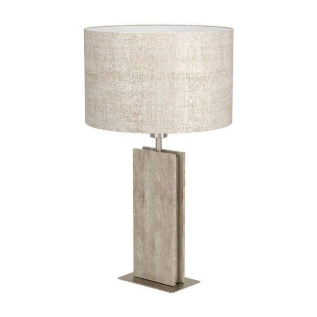 Bordslampa Eglo Belesar Nickel/Natur