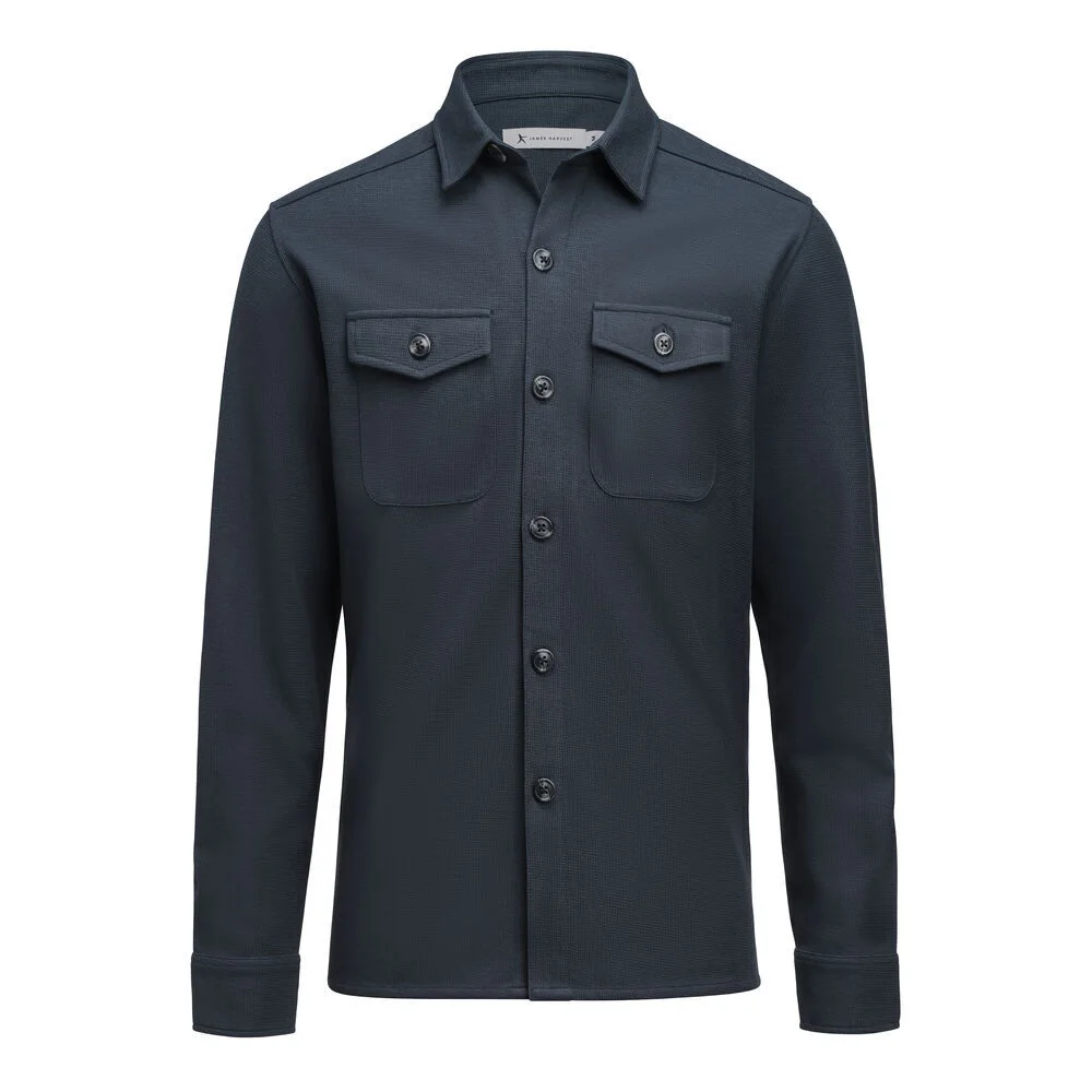 James Harvest Hicksville 2113044 Skjorta marin XS