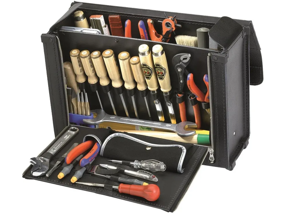 Parat 5380000031 Verktygsväska 400x140x280 mm, läder