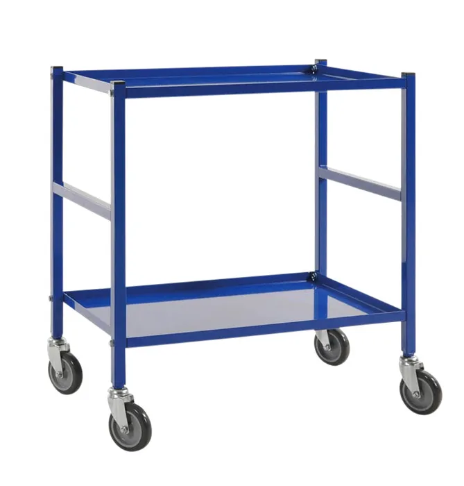 BORDSVAGN 2 HYLLOR BLÅ