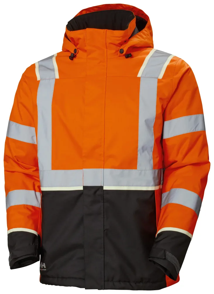 Helly Hansen Workwear UC-ME 71355_169 Vinterjacka varsel, röd/svart Varsel, Röd/Svart - Bild 2