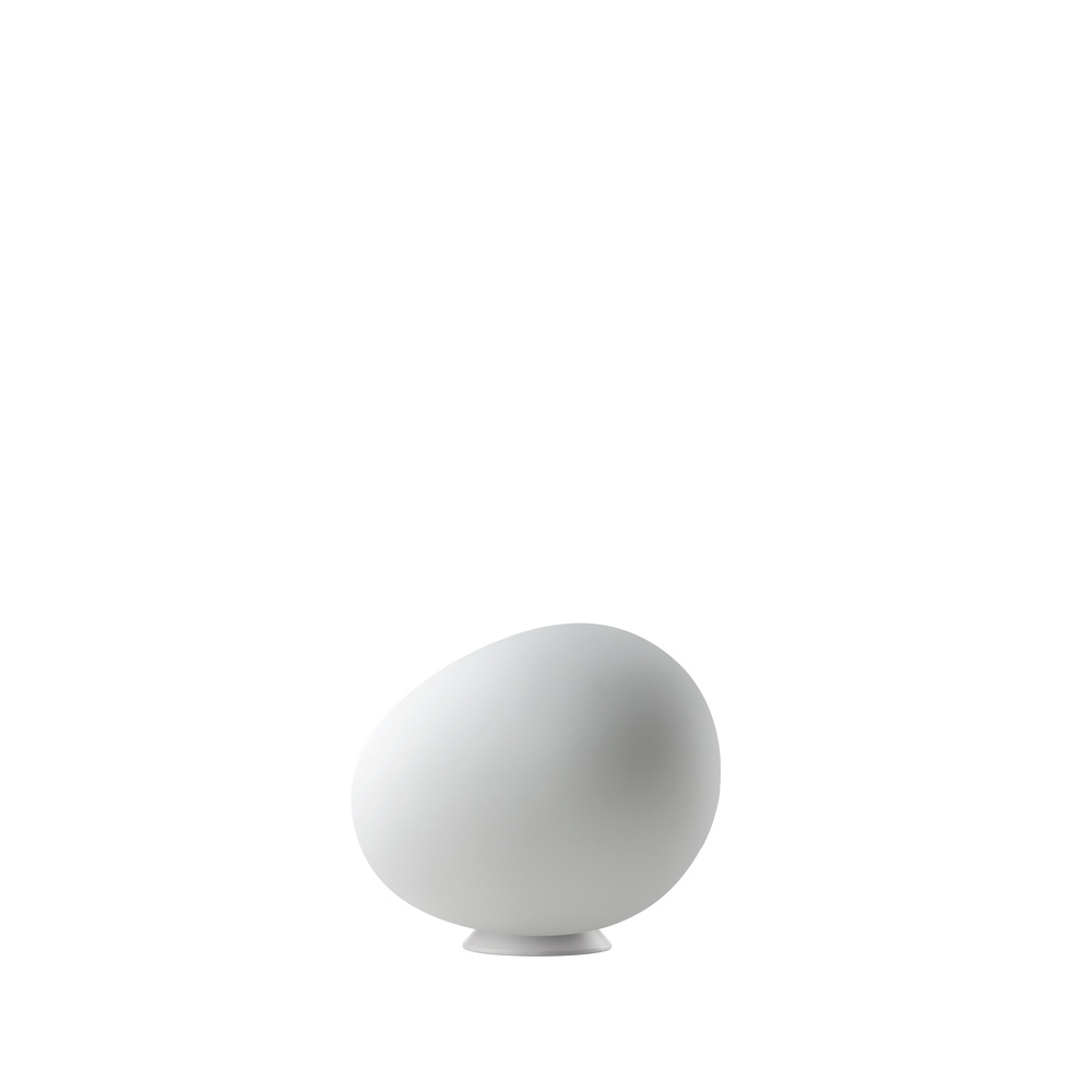 Poly Gregg media bordslampa, vit