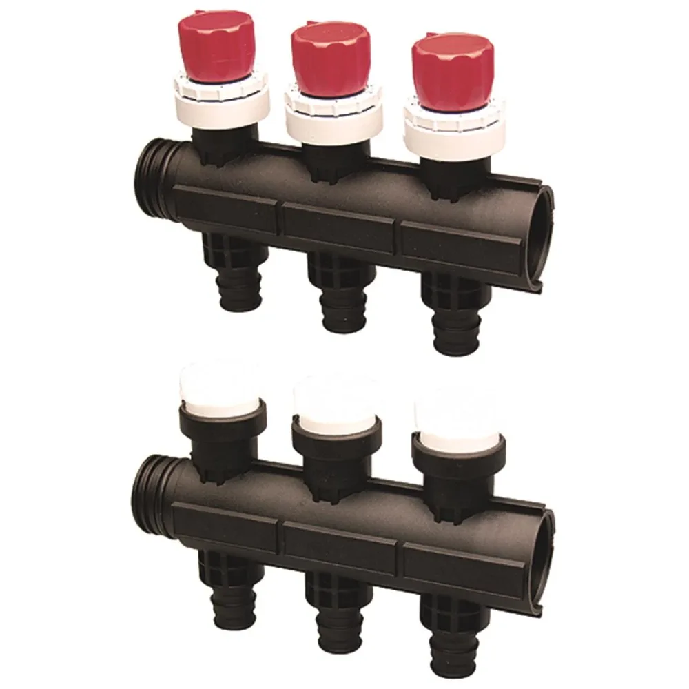 Uponor Pro 1 Q&E Fördelare 20 x 2,0 mm, G25 1 avstick - Bild 2